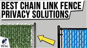Chain link fence privacy screen. 10 Best Chain Link Fence Privacy Solutions 2021 Youtube