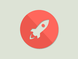 Material Design Rocket Icon Material Design Icon Design