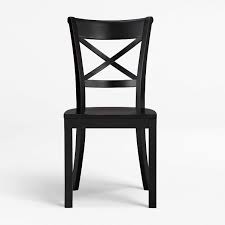 It's pretty much like sitting on the ground. Vintner Black Wood Dining Chair And Cushion Crate And Barrel Canada