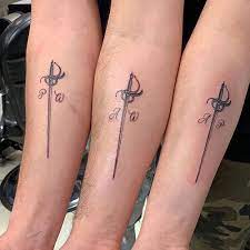 Three Musketeers Tattoo Matching Best Friend Tattoos For Women Cute Matching Tattoo Des Friend Tattoos Matching Best Friend Tattoos Cute Best Friend Tattoos