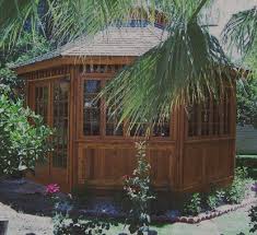 If you just need an enclosure which works to filter the excessive sun exposure and heat, this idea is a good option to copy. Spa Enclosures Backyard Gazebos Summerwood Products