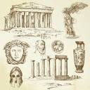 Antique greece stock vector. Illustration of parthenon - 23596097 ...