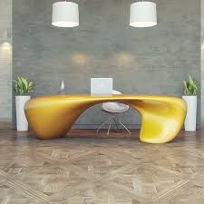 If you prefer a low profile desk, choose. Unique Design Elegant Artistic Futuristic Home Office Desk Furniture Of Extravagant Showcasing A Fluid Shape Computer Table Buy Artistic Office Desk Unique Design Office Desk Home Office Desk Product On Alibaba Com