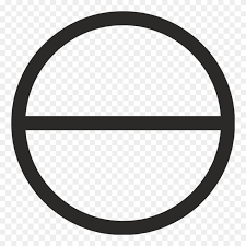 Playing minecraft, i like making circular things. Circle With Horizontal Diameter Png Images Alchemy Salt Symbol Clipart 5382101 Pinclipart
