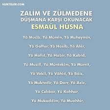 dusmana karsi okunacak esmaul husna dualar sifa duasi duanin gucu