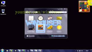 Download and play full versions of windows 7 games for free! Windows 7 How To Add Or Remove Picture Puzzle Gadgets In Desktop Youtube