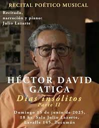 Las obras de escritores regionales y universales resuenan en la voz de  Julio Lazarte