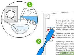 How To Erase Ink From A Paper Wikihow