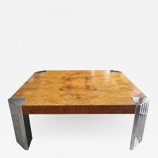 Rated 4 out of 5 stars. Milo Baughman Milo Baughman For Pace Burl And Chrome Coffee Table