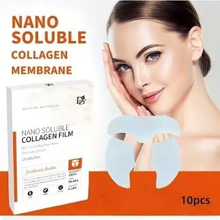 Película de colágeno soluble para el rostro, generada por IA