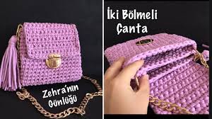 Penye Ipten Iki Bolmeli Canta Yapimi Penye Ipten En Sik Canta Modeller Canta Canta Modelleri Cuzdanlar