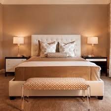 This bedroom space is all about texture! Home Brown Bedroom Ideas Interior Design