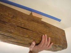 Installing Faux Wood Ceiling Beams Basic Guide With Photos Wood Beam Ceiling Wood Ceilings Faux Beams