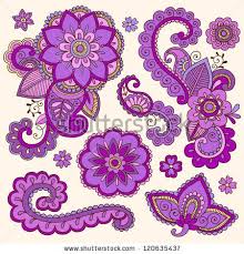 Color Ideas Stock Vector Henna Flowers And Paisley Mehndi Tattoo Doodle Set Colorful Abstract Floral Han With Images Flower Henna Paisley Flower Tattoos Henna Doodle