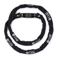 fahrradschloss bigo kettenschloss zahlenschloss mit stahlkettengliedern fur fahrrad und motorrad 120mm fahrradschloss fahrrad kette