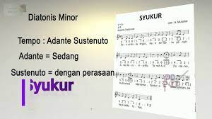 Contoh Lagu Tangga Nada Mayor Dan Minor Dengan Temponya Youtube