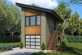 The second floor is a fully functioning living space. Chic And Versatile Garage Apartment Plans Blog Eplans Com