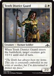 Fri, 11 jun 2021 by: Tenth District Guard Guilds Of Ravnica Gatherer Magic The Gathering