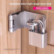 Sliding barn door locks and latches. Door Hasp Latch 90 Degree Stainless Steel Safety Angle Locking Latch For Push Sliding Barn Door Tb Sale Door Locks Aliexpress