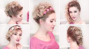 Vos cheveux sont bouclés et vous cherchez à booster votre style avec de nouveaux looks capillaires ? Tuto Coiffure Pour Les Cheveux Boucles Chignons Pour Tous Les Jours Youtube