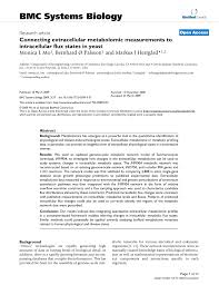 Thank you for what you do. Pdf Connecting Extracellular Metabolomic Measurements To Intracellular Flux States In Yeast