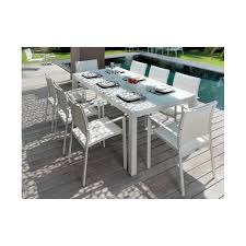 Boardwalk grey wash acacia wood extendable outdoor dining table. Talenti Touch Outdoor Extending Dining Table White Dove Mokka