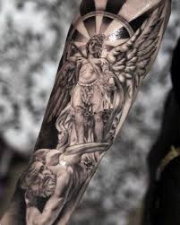 The roses appear below the skull or fill in the gaps of your whole arm. Pin On Mary