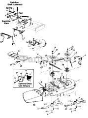 Here is a picture gallery about mtd riding mower parts diagram complete with the description of the image, please find the image you need. Mtd 130 652f000 Mtd Lawn Tractor 1990 Parts Lookup With Diagrams Partstree