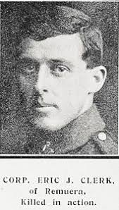 WW1 Corporal Eric John Sinclair Clerk 12/2546