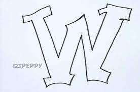 Begin with the letter w. This Is W Graffiti Lettering Graffiti Alphabet Lettering