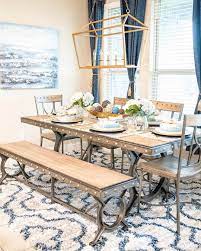 The furniture usually used in a dining room and sometimes sold as a matching set, as a dining table, chairs, and sideboard; Spring Informal Dining Room Update Taryn Newton