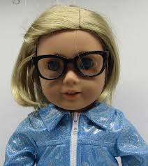 18 Inch Doll Glasses: Black & White Cheetah Print