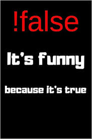 #it's funny because it's true #and my name is sam so it's even better #i regret nothing. False It S Funny Because It S True Funny Notebook For Programmers And Developers 120 Lined Pages 6x9 Inches Notebook Regis Amazon De Bucher