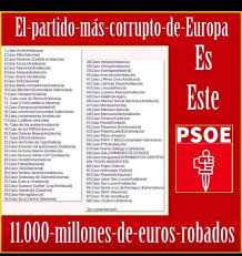 AND-VOX on X: "El PSOE! El partido más corrupto, violento, proterrorista,  traidor y sectario de Europa. https://t.co/4yn4eCf9ha" / X
