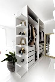 A Good Idea To Use The Ikea Pax Wardrobe Closet System As A Bedroom Divider For A Smaller Size Bedroom To Separate Y In 2020 Wardrobe Room Bedroom Divider Closet Decor
