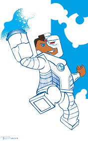 I went to ottawa comic con this week and was inspired to make a super hero. Lego Cyborg By Artist Tom Kelly By Tomkellyart On Deviantart
