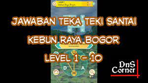 Jawaban tts santai level 10. Teka Teki Santai Kebun Raya Bogor Youtube