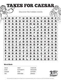 Tired of broken pencils, smudged eraser marks, and scribbles all over your word search puzzles? Luke 20 Taxes For Caesar Bible Word Search Puzzles Sharefaith Kids
