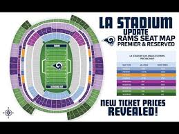 Rams La Stadium Update Ticket Prices Revealed Seat License Fees For 2020