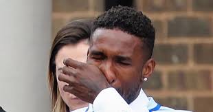 Bradley Lowery's best pal Jermain Defoe sobs as he joins six-year-old's  family at funeral