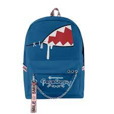 Cartoon Novelty School Bags Unisex Hololive VTuber Gawr Gura Travel Bags 3D  Print Oxford Waterproof Notebook Shoulder Backpacks - AliExpress