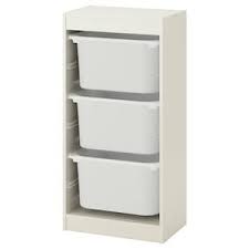 Trofast Regal Z Pojemnikami Bialy Bialy 46x30x94 Cm Sprawdz Szczegoly Produktu Ikea In 2020 Ikea Trofast Ikea Trofast Storage Ikea