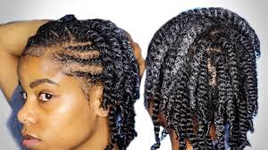 The style is achieved by dividing the hairs into several sections, twisting strands of hair, then twisting two twisted strands around one another. 3 Strand Twist Styles