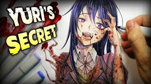 In anime and manga they tend to be friendly and down to earth. Yuri S Secret Doki Doki Literature Club Anime Drawing Youtube