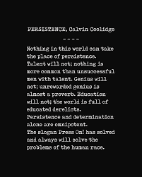 Persistence Calvin Coolidge Quote Press On Motivational Inspiring Typewriter Minimal Digital Art By Studio Grafiikka