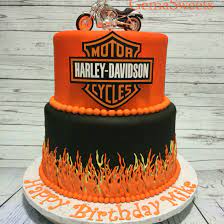 Harley Davidson Inspired Cake By Gema Sweets Harley Davidson Birthday Motorcycle Cake Harley Davidson Cake