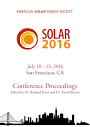 SOlar2016 Conference Proceedings