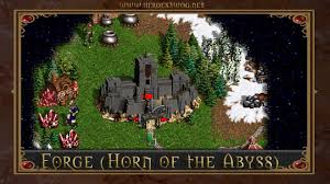 Heroes Of Might And Magic 3 Horn Of The Abyss Factory Forge Town Horn Of The Abyss Youtube