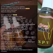 Saat lidah sibuk menjilat dan menekan. Spray Spv Miss V 100 Bahan Herbal Alami Original Aman Shopee Indonesia