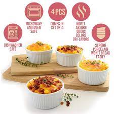 Because ramekins are so small, heat easily gets to the middle of what you are cooking in them. Ramekins For Baking And Creme Brulee Dishes 4 Oz Ramekin Small Bowls Perfect As Baking Cups Pudding Sauce Souffle Dipping Cake Mould Creme Bruleebake Cake Aliexpress